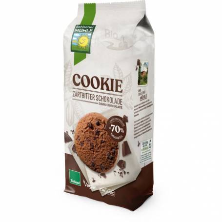 Cookies cu ciocolata, eco - bio, 175 g, Bohlsener Muehle