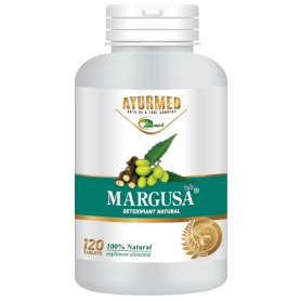 Margusa, purificator natural, detoxifiant, tablete Ayurmed - 120 tablete