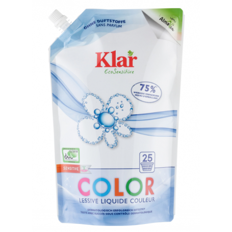 Detergent lichid pentru rufe Colorate, Eco-Bio, 1,5L - Klar