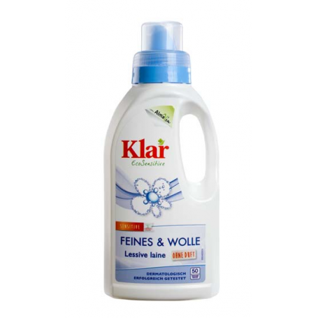 Detergent lichid pentru rufe delicate si lana, Eco-Bio, 500 ml - Klar