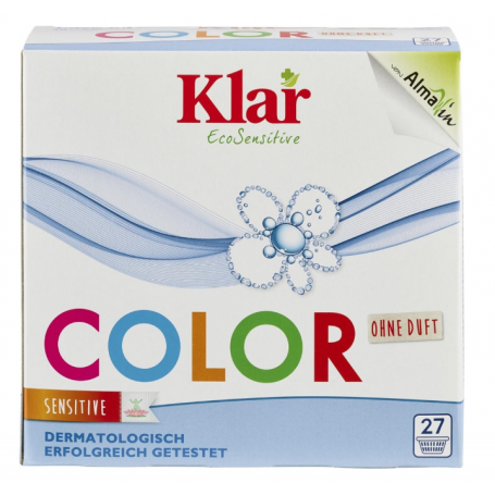 Detergent pentru rufe colorate fara parfum, Eco-Bio, 1.375Kg - Klar