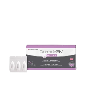 Ovule vaginale Hydra cu acid hialuronic si vitamina E, 7 bucati, Dermoxen