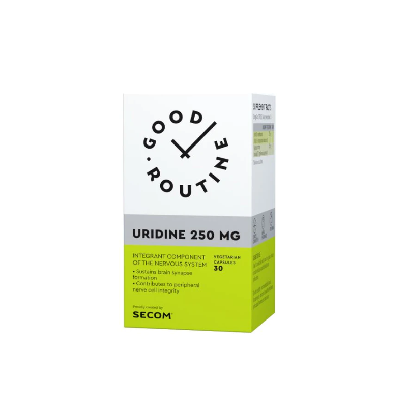 Uridine 250 mg 30 cap veg, Good Routine by Secom