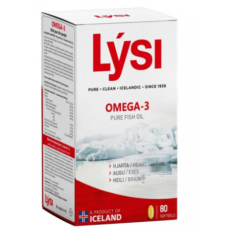 OMEGA 3 - ulei pur de peste 500mg 80cps - LYSI