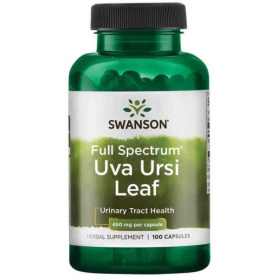 Uva Ursi Leaf (Strugurii Ursului), 450 mg, 100 capsule, Swanson