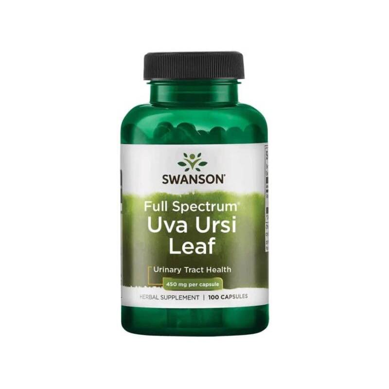 Uva Ursi Leaf (Strugurii Ursului), 450 mg, 100 capsule, Swanson