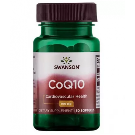 Coenzima Q10 DUAL COQ10, 100 mg, 50 capsule moi - Swanson