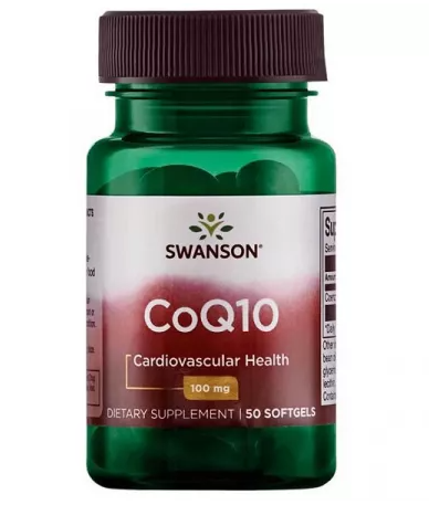 Coenzima Q10 DUAL COQ10, 100 mg, 50 capsule moi - Swanson