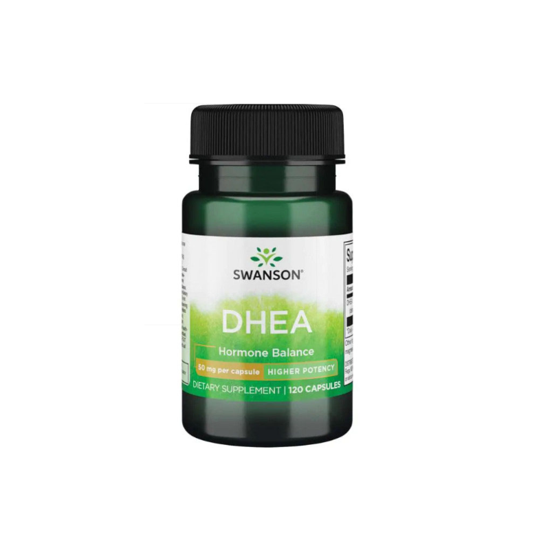 DHEA 50 mg Higher Potency (Dehidroepiandrosteron) 120 cps - Swanson