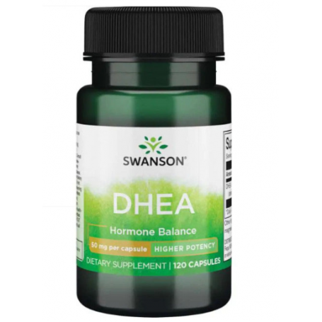 DHEA 50 mg Higher Potency (Dehidroepiandrosteron) 120 cps - Swanson