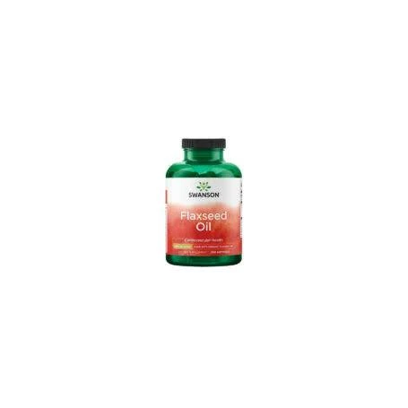 Flaxseed Oil Organic (Ulei din Seminte de in), 1000 mg, 100 capsule, Swanson