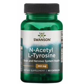 N-Acetyl L-Tyrosine (Tirozina) 350mg, 60 cps - Swanson