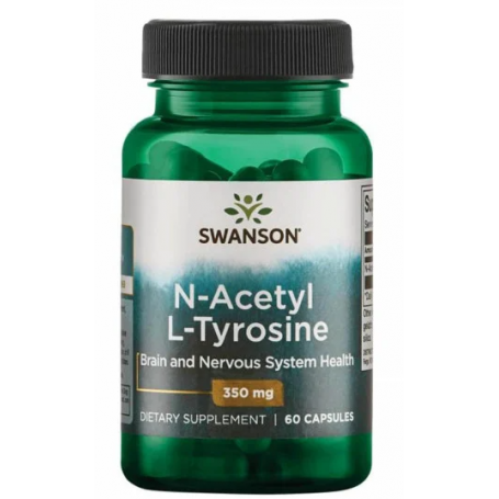 N-Acetyl L-Tyrosine (Tirozina) 350mg, 60 cps - Swanson