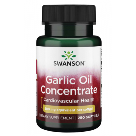 Ulei de usturoi (Garlic Oil Concentrate) 500 mg, 250 Cps - SWANSON