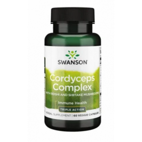 Cordyceps Complex with Reishi and Shiitake, 60 cps - Swanson