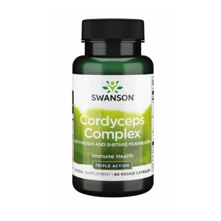 Cordyceps Complex with Reishi and Shiitake, 60 cps - Swanson