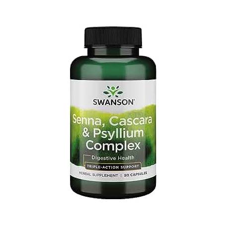 Senna Psyllium Cascara Complex, 90 Capsule, Swanson