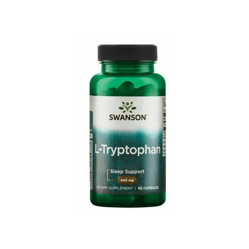 L-Tryptophan 500 mg, 60 capsule - Swanson