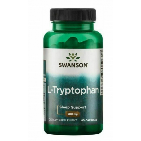 L-Tryptophan 500 mg, 60 capsule - Swanson