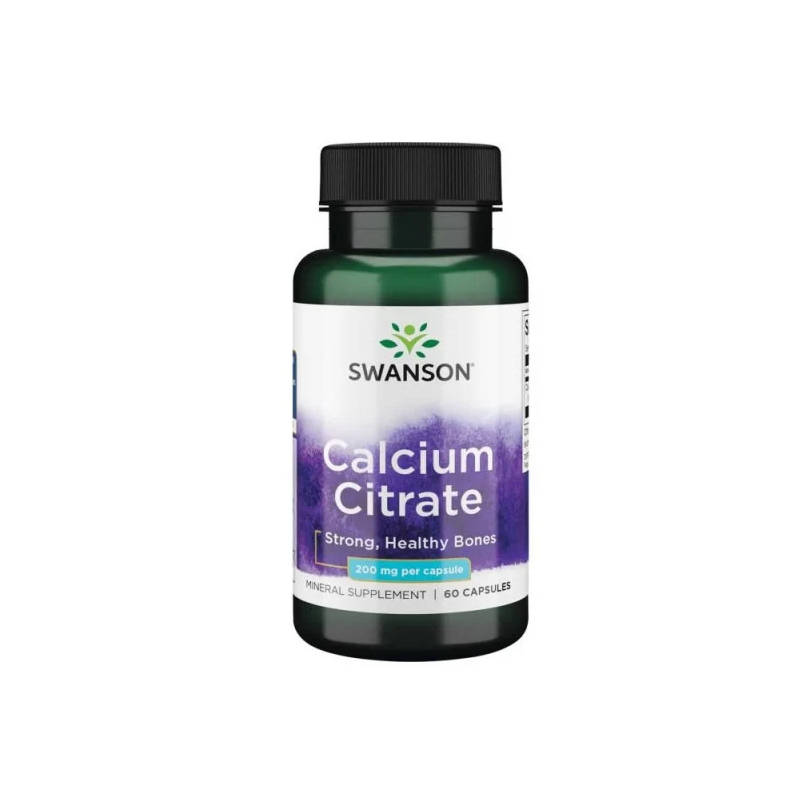 Calcium Citrate 200 mg, 60 Capsule - Swanson