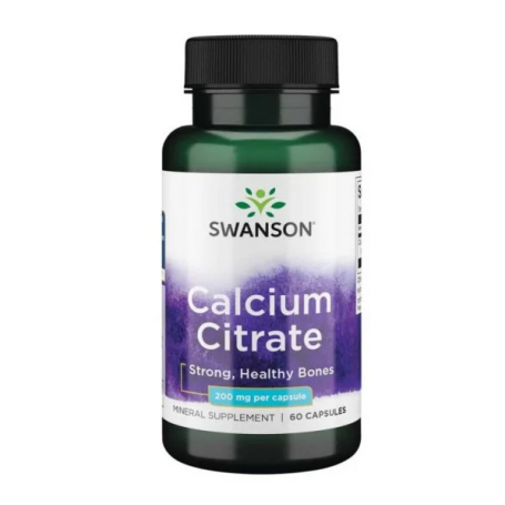 Calcium Citrate 200 mg, 60 Capsule - Swanson