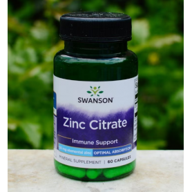 Zinc Citrate 50 mg, 60 capsule - Swanson