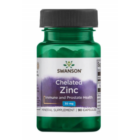 Chelated Zinc Glicinat 30 mg, 90 capsule - Swanson