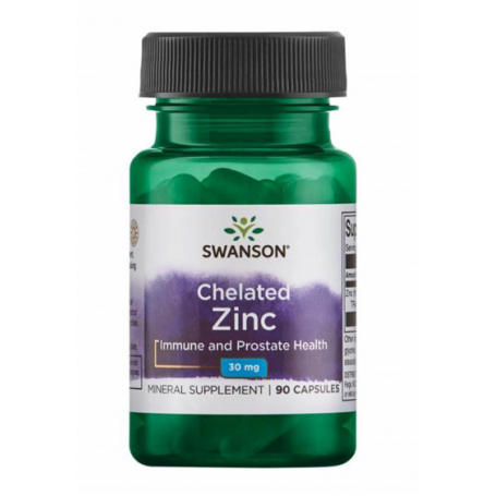 Chelated Zinc Glicinat 30 mg, 90 capsule - Swanson