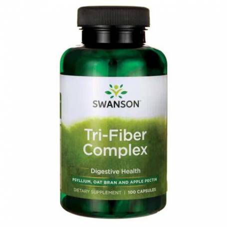 Tri-Fiber Complex, Complex cu Trei Fibre pentru Sistemul Digestiv, 100 capsule, Swanson