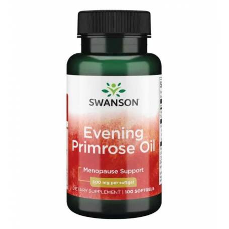 Evening Primrose Oil, Ulei De Primula Pre Menopauza, Luminita Noptii, 500 mg, 100 Capsule, Swanson