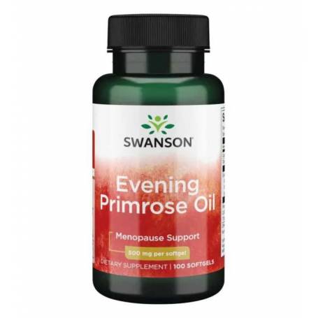 Evening Primrose Oil, Ulei De Primula Pre Menopauza, Luminita Noptii, 500 mg, 100 Capsule, Swanson
