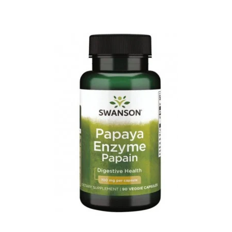 Papaya Enzyme Papain 100mg, 90 Capsule - Swanson