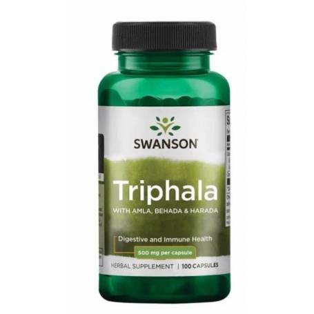 Triphala with Amla, Behada & Harada, 500 mg, 100 capsule - Swanson