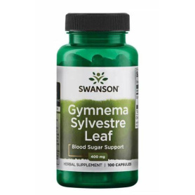 Gymnema Sylvestre Leaf (Gurmar) 400 mg, 100 Capsule - Swanson
