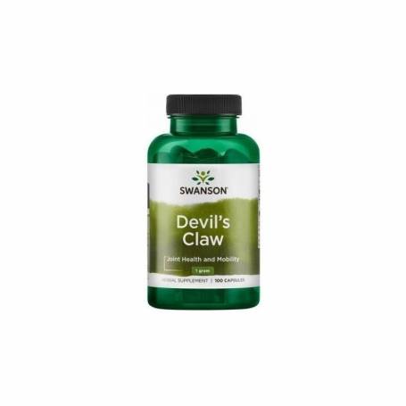 Devil's Claw, Gheara Diavolului Harpagophytum, Articulatii Sanatoase, 1 gram, 100 capsule, Swanson