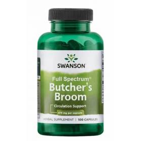 Butcher's Broom (Ghimpe Pădureț) 470 mg, 100 cps - Swanson