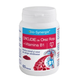 Drojdie de orez rosu cu vitamina B1, 60cps - Bio Synergie