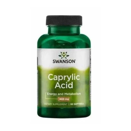 Caprylic Acid 600mg, 60 softgels - Swanson