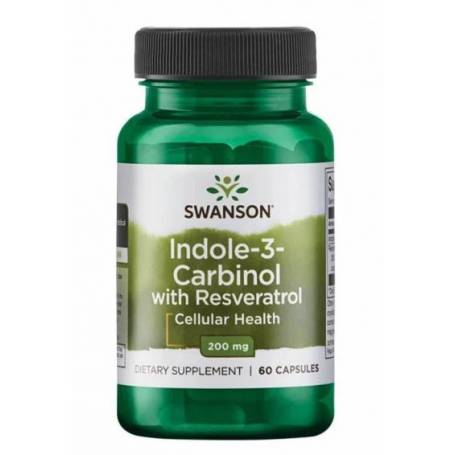 Indole-3-Carbinol with Resveratrol 200 mg, 60 capsule - Swanson