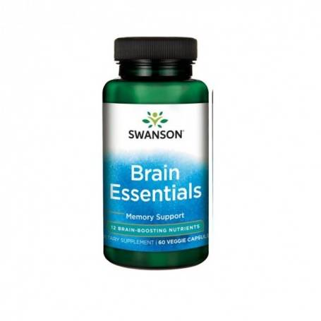 Brain Essentials, Complex Esentiale Pentru Creier si Memorie, 60 capsule, Swanson