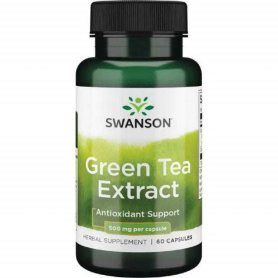Green Tea, Extract Ceai Verde, 500 mg, 60 capsule, Swanson