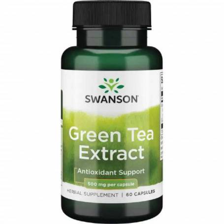 Green Tea, Extract Ceai Verde, 500 mg, 60 capsule, Swanson