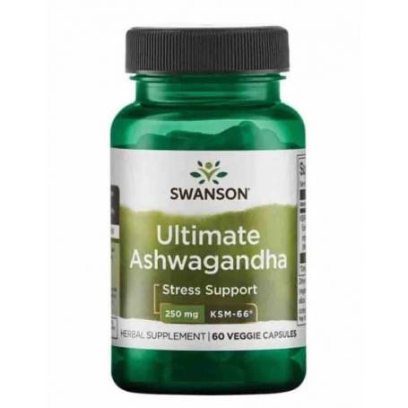 Ashwagandha Extract Ultimate KSM-66, 250mg, 60 capsule - Swanson