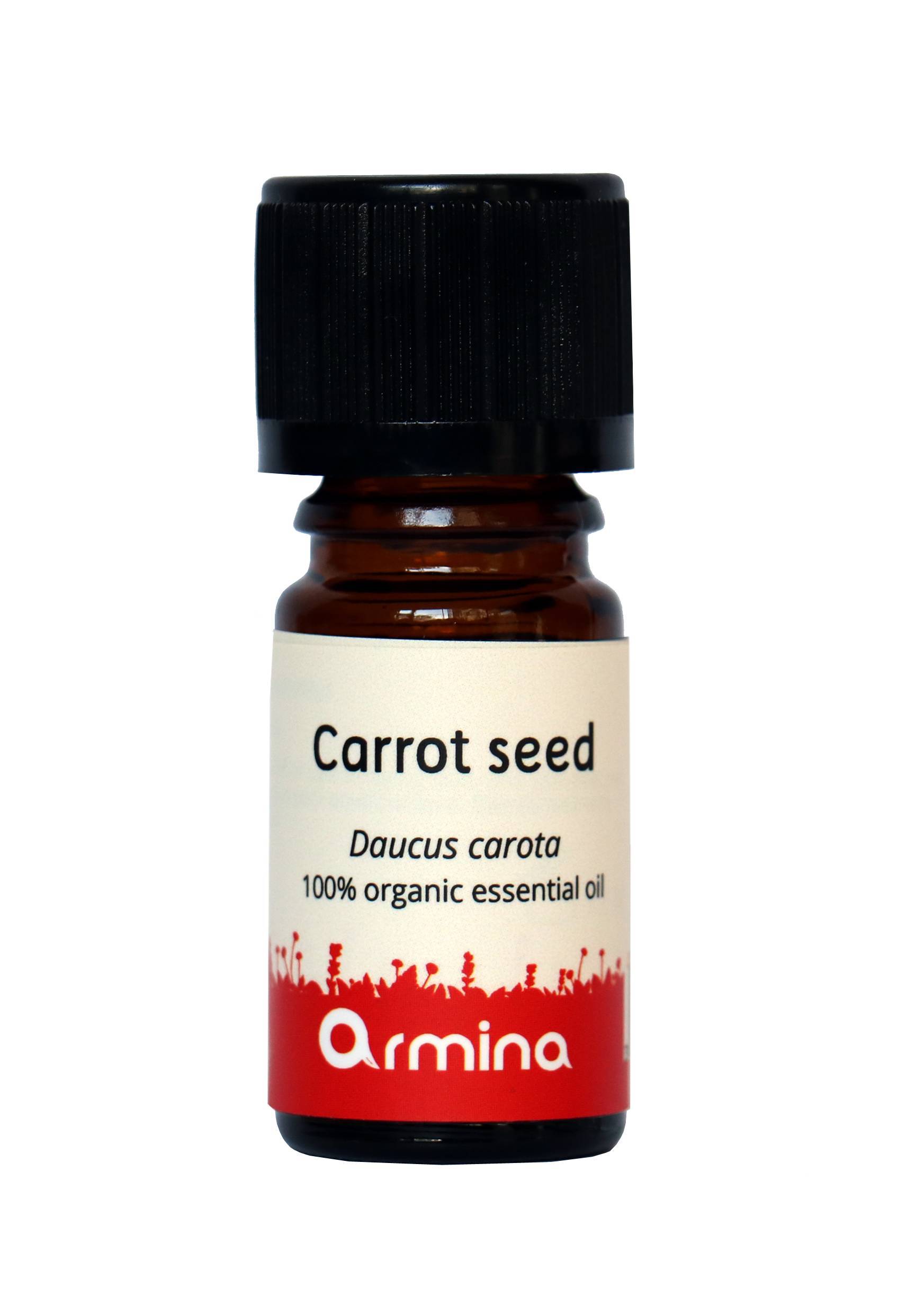 Ulei esential din seminte de morcov (daucus carota) eco-bio 5ml - Armina