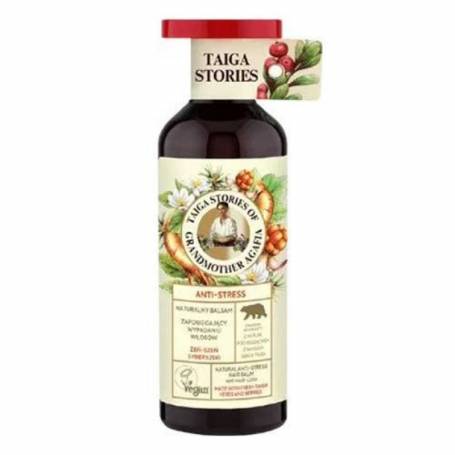 Sampon natural impotriva caderii parului cu Ginseng Siberian, 500ml, Bunica Agafia