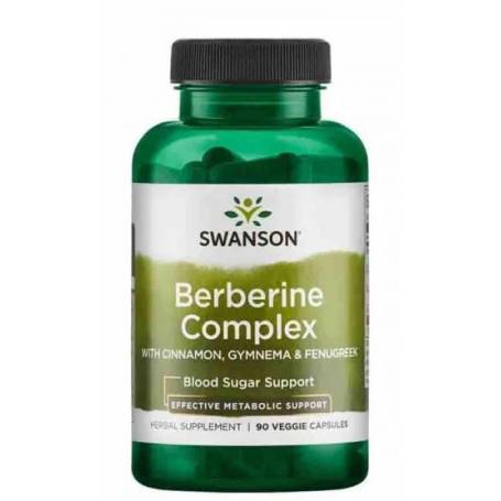 Berberine Complex With Cinnamon, Gymnema and Fenugreek 90 cps - Swanson