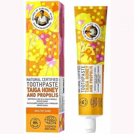 Pasta de dinti naturala cu propolis, 85g, Bunica Agafia