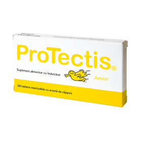 Protectis Junior cu aroma de capsuni, 20 tabletele masticabile, EwoPharma