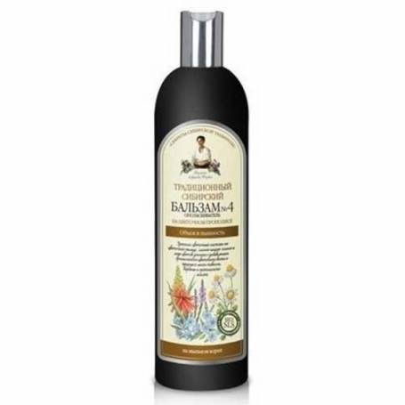Balsam Natural pentru Volum si Stralucire cu Propolis, 550 ml, Bunica Agafia