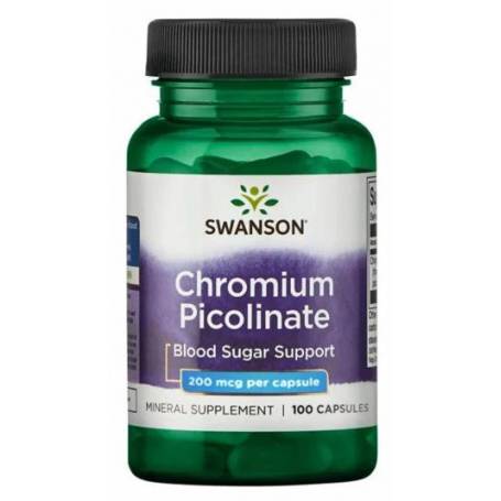Chromium Picolinate (Crom Picolinat) 200 mcg, 100 capsule - Swanson